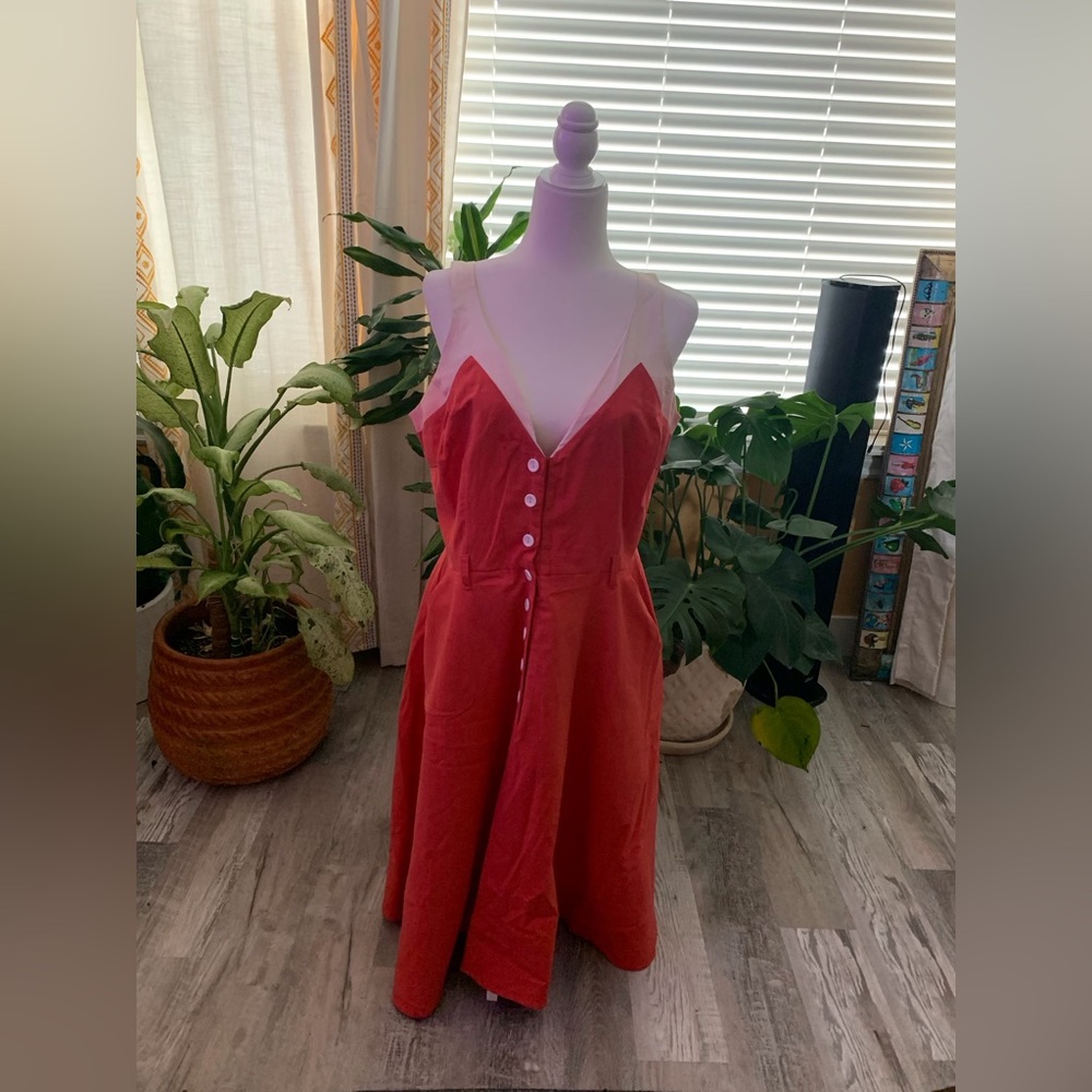 Tatyanna pinup circle dress with pockets